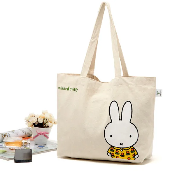 Parduotuvių ekologiją daugkartinio naudojimo natūralaus medvilnės drobė Tote Bag didmeninės sunkiųjų drobės Tote krepšys