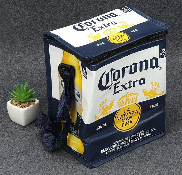 6 skardinių neaustinis šaldymo krepšys